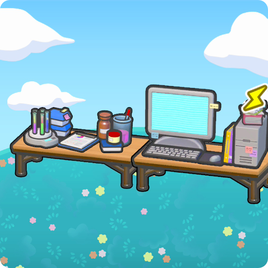 Researcher's desk