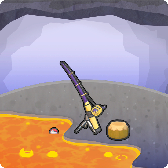 Magma fishing spot