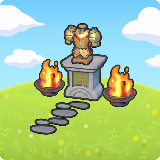 Auspicious knight's shrine
