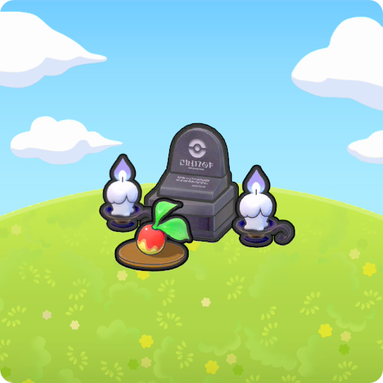Creepy grave offering