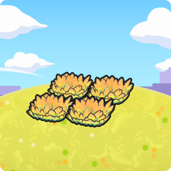 Elevated yellow tall grass