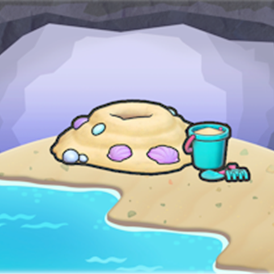 Sandy digging spot